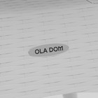 Стол "RATTAN Ola Dom" круглый, белый, 70 х 70 х 72 см - Фото 4