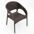Кресло "RATTAN Ola Dom", коричневое, 58 х 62 х 80,5 см - Фото 2