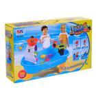 Столик игровой «Кораблик», с песочным набором, 16 аксессуаров для игры с песком и водой, объём ведра 0.25 л - Фото 10