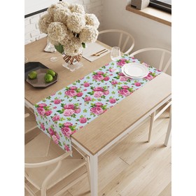 Дорожка на стол «Букет роз», окфорд, размер 40х145 см