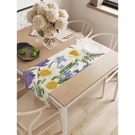 Дорожка на стол «Краски лета», оксфорд, размер 40х145 см