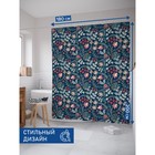 Фотоштора для ванной «Цветочное поле», сатен, размер 180х200 см - Фото 2