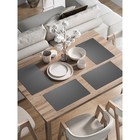 Комплект салфеток для сервировки стола «Мелкий текстиль», прямоугольные, закруглённые края, размер 30х46 см, 4 шт - Фото 1