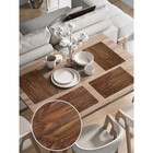 Комплект салфеток для сервировки стола «Древесная текстура», прямоугольные, закруглённые края, размер 30х46 см, 4 шт - Фото 2