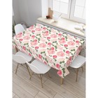 Скатерть на стол «Королева цветов», прямоугольная, оксфорд, размер 120х145 см - Фото 1