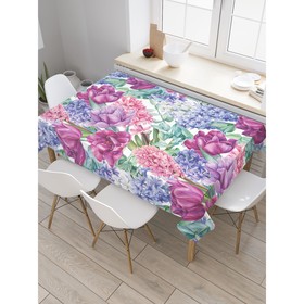 Скатерть на стол «Весеннее настроение», прямоугольная, оксфорд, размер 120х145 см