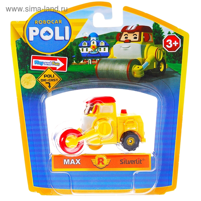 Машинка Poli «Макс», 6 см - Фото 1