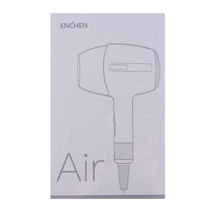 Фен Enchen AIR Hair dryer Basic, 900 Вт, 2 скорости, 2 режима, хол. воздух, белый - фото 51346352