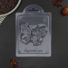 Форма для шоколада и конфет «Бабочка Павлиний глаз», 8,3×6×2 см, цвет прозрачный - Фото 3
