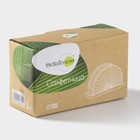 Салфетница BellaTenero «Тюльпан», 15.5×9 см, на бамбуковой подставке, фарфор, белая - Фото 5