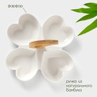 Менажница BellaTenero «Квадрат», 24.5×24.5 см, 4 ячейки, фарфор, белая - Фото 2