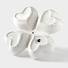 Менажница BellaTenero «Квадрат», 24.5×24.5 см, 4 ячейки, фарфор, белая - Фото 3