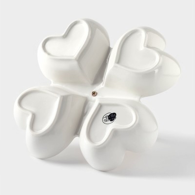 Менажница BellaTenero «Квадрат», 24.5×24.5 см, 4 ячейки, фарфор, белая