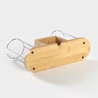 Набор чайный керамический на деревянной подставке BellaTenero, 13 предметов: 6 чашек 150 мл, сахарница с ложкой 200 мл, 6 подставок, белый - Фото 12