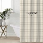 Штора для ванной «Harmony», 145×180 см - фото 9599518