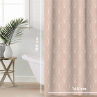 Штора для ванной «Этель» Geometry, 145×180 см, полиэстер - Фото 2