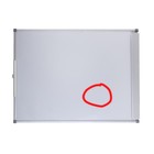 УЦЕНКА Флипчарт мобильный магнитно-маркерный 70×100 см, Calligrata СТАНДАРТ, в алюминиевом профиле, на роликах - Фото 2