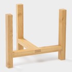 Бочонок BellaTenero, 3.3 л, с краником, на бамбуковой подставке, фарфор, белый - Фото 4