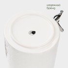 Бочонок BellaTenero, 3.3 л, с краником, на бамбуковой подставке, фарфор, белый - Фото 6