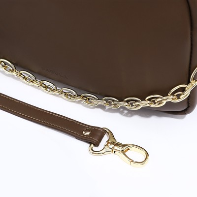 Сумка женская FABULA на молнии, цвет коричневый