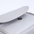 Сумка-мессенджер RICHET на магните, 2 длинных ремня, цвет серый - фото 22195596