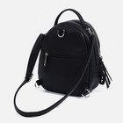 Рюкзак - сумка женская RICHET, искусственная кожа, цвет чёрный - фото 25463745