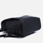 Рюкзак на молнии, RICHET, 3 наружных кармана, цвет чёрный - фото 24441616