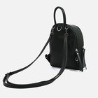 Сумка-рюкзак на молнии, RICHET, наружный карман, цвет зелёный - фото 24441621