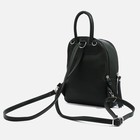 Сумка-рюкзак на молнии, RICHET, наружный карман, цвет зелёный - фото 24441622