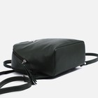 Сумка-рюкзак на молнии, наружный карман, цвет зелёный - Фото 5