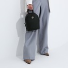 Сумка-рюкзак на молнии, наружный карман, цвет зелёный - Фото 7