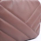 Сумка кросс-боди RICHET на молнии, наружный карман, цвет коричневый - Фото 4
