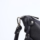 Сумка кросс-боди RICHET на молнии, наружный карман, цвет серый - фото 12001563