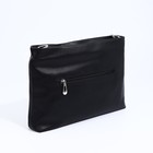 Сумка кросс-боди RICHET на молнии, наружный карман, цвет чёрный - фото 22195909