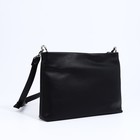 Сумка кросс-боди RICHET на молнии, наружный карман, цвет чёрный - фото 22195910