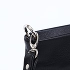 Сумка кросс-боди RICHET на молнии, наружный карман, цвет чёрный - фото 22195911