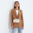 Сумка кросс-боди RICHET на фермуаре, цвет бежевый - фото 22195981