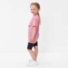Футболка для девочки Born to be Fabulous, сиреневая, рост 110 см - Фото 2