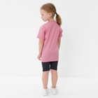 Футболка для девочки Born to be Fabulous, сиреневая, рост 110 см - Фото 6