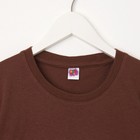 Футболка для мальчика, цвет коричневый, рост 134 см - фото 59469219