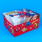 Коробка подарочная складная с крышкой "Spider-man" 31х25,5х16, Человек-паук - фото 3056341