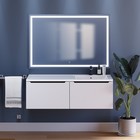 Тумба подвесная Uperwood, под раковину Uperwood Tanos 120, правая, цвет белый/графит - Фото 1