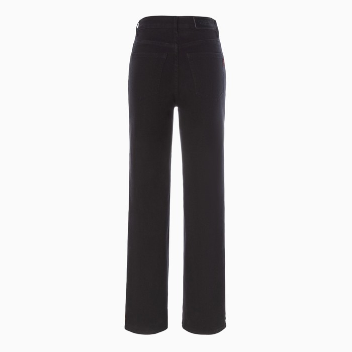 Джинсы-палаццо женские, цвет чёрный, размер 28 62726