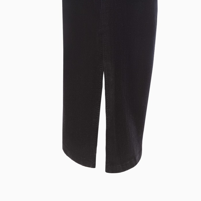 Джинсы-палаццо женские, цвет чёрный, размер 28 62726