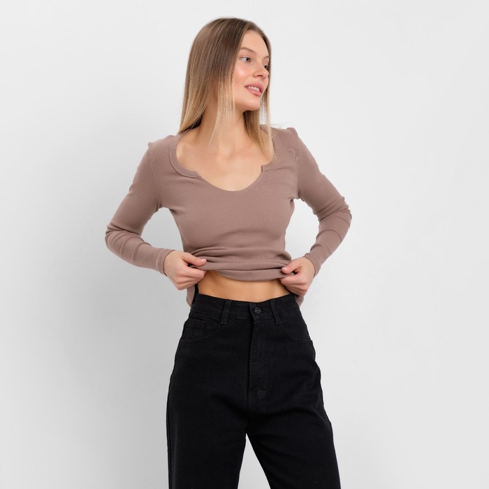 Джинсы-палаццо женские, цвет чёрный, размер 29 62727