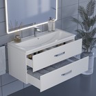 Тумба под раковину Uperwood Foster 100 см, подвесная, белая - Фото 5