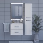 Тумба с раковиной Uperwood Foster 60 см, подвесная, белая - Фото 6