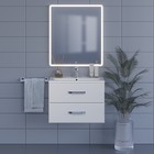Тумба с раковиной Uperwood Foster 70 см, подвесная, белая - Фото 3