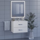 Тумба с раковиной Uperwood Foster 70 см, подвесная, белая - Фото 4