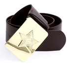 Карнавальный костюм военного: платье с длинными рукавами, пилотка, ремень, габардин, п/э, размер 30, 110-116 см - Фото 8